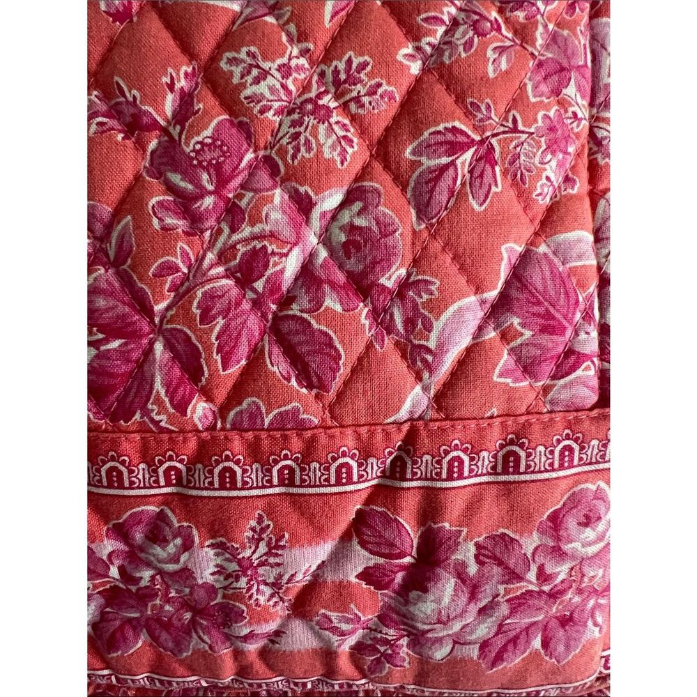 Vera Bradley English Rose Matching Travel Set Backpack &Duffel Pink Floral Quilt - Picture 3 of 14